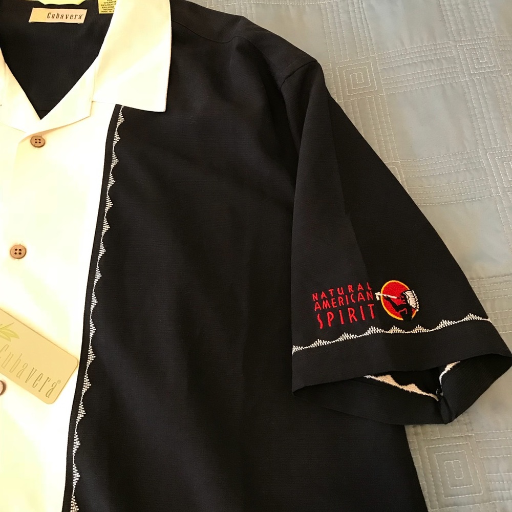 Rare Natural American Spirit Camp Style Shirt.